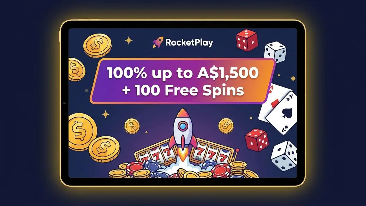 RocketPlay bonus screen