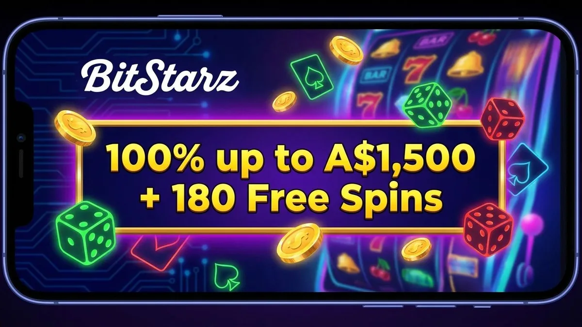 BitStarz bonus screen